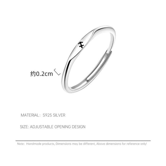 S925 Silver Zodiac Rings