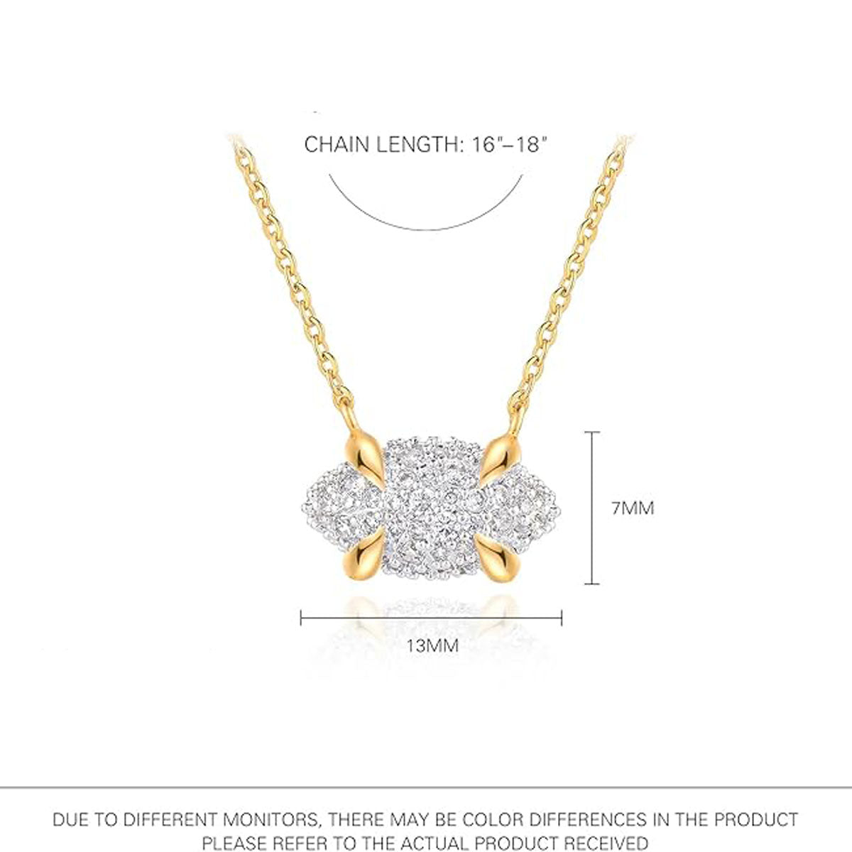 Shape Zirconia Necklace