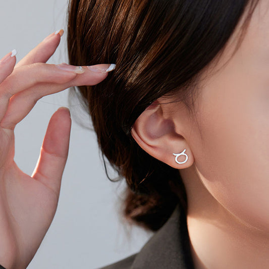 S925 Silver Zodiac Earrings