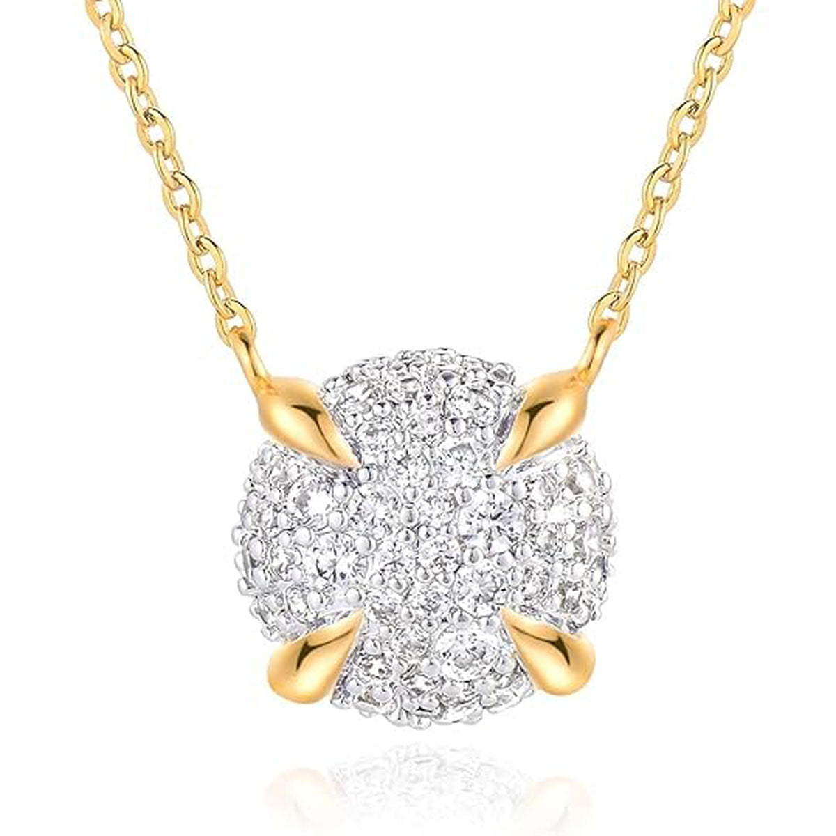 Shape Zirconia Necklace