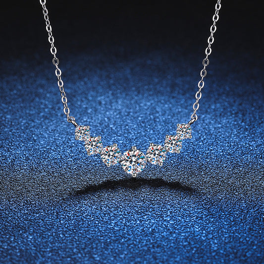 S925 Silver Moissanite Necklace