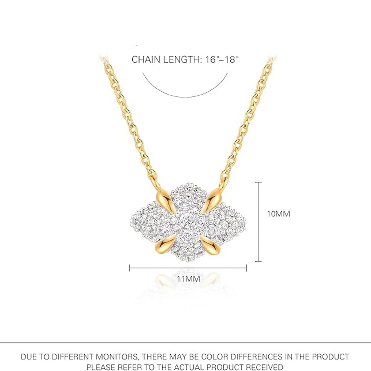 Shape Zirconia Necklace