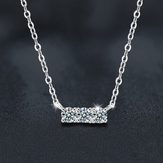 S925 Silver Moissanite Necklace