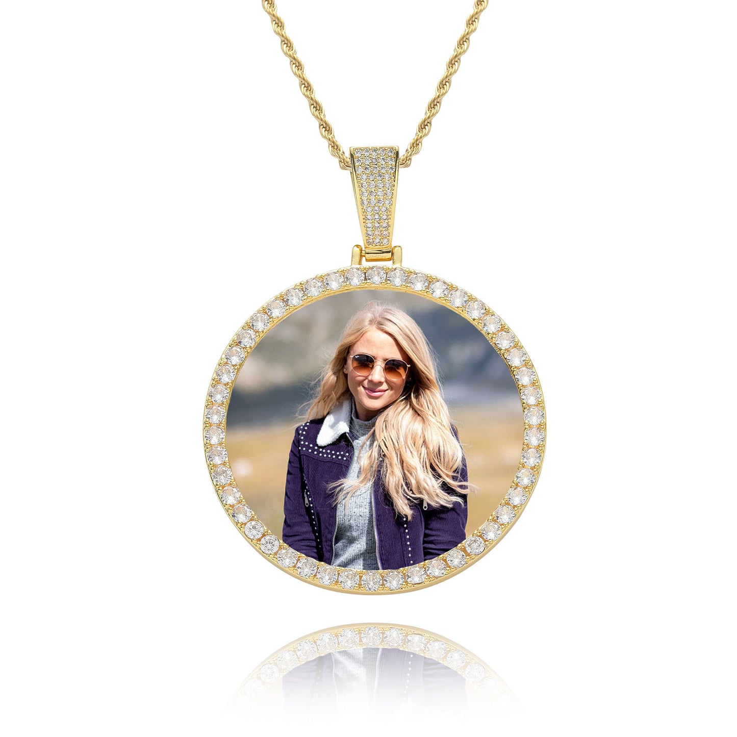 CircleI Memory Picture Pendant