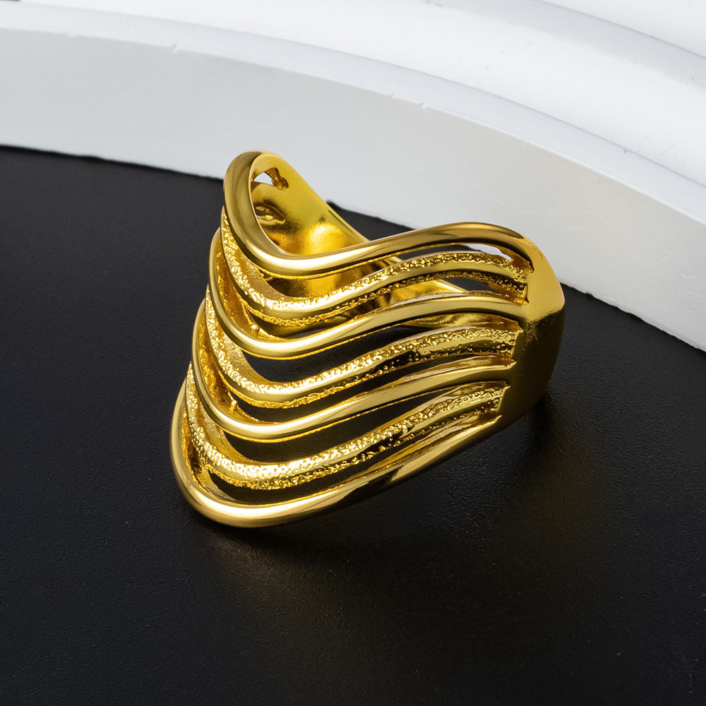 Bague multicouche S925