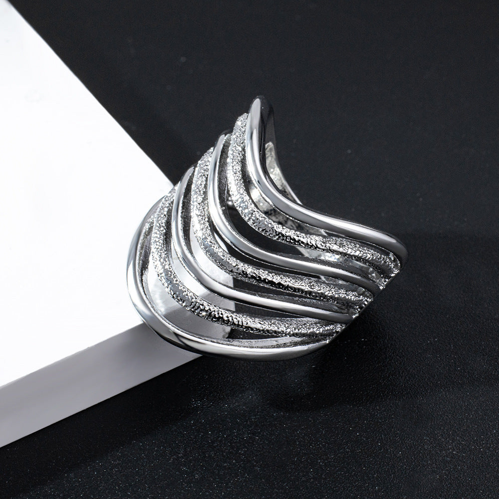 Bague multicouche S925