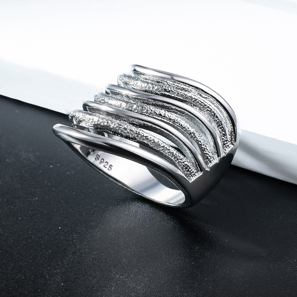 Bague multicouche S925