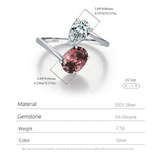 S925 Silver Zirconia Ring