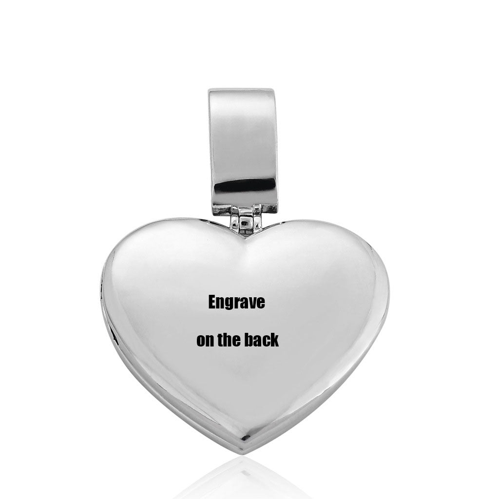 Heart Shape Picture Pendant