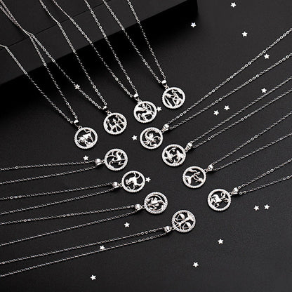 S925 Silver Zodiac Necklace