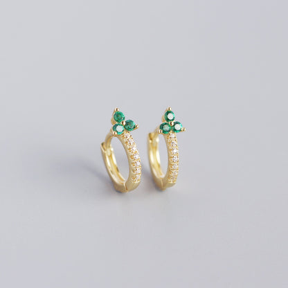 S925 Silver Flower Earrings