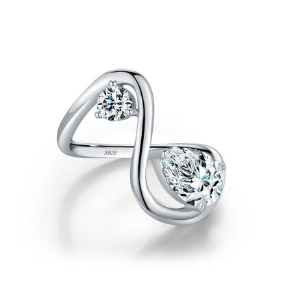 S925 Silver Unique Ring