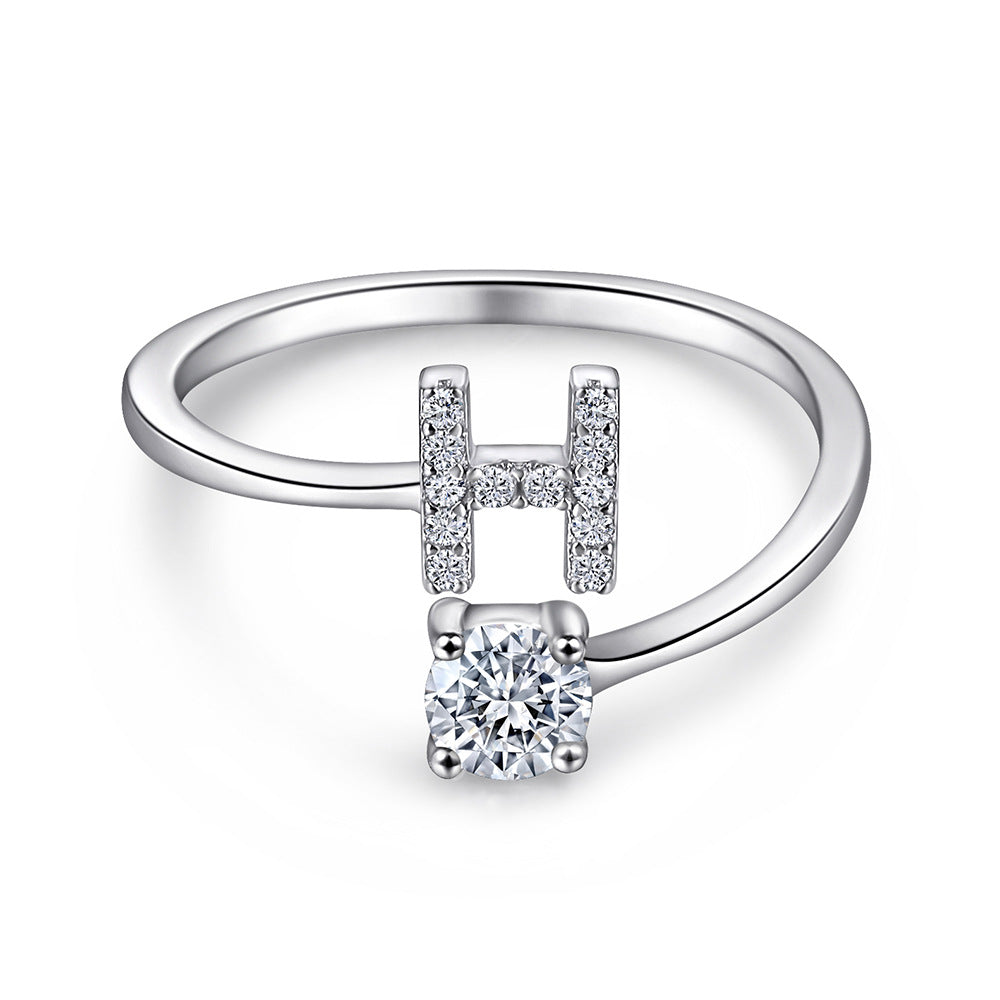 S925 Silver Moissanite/Zirconia Ring