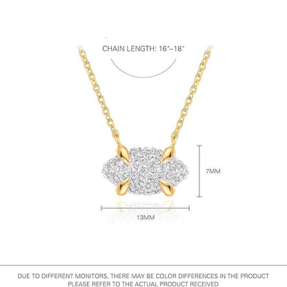 Shape Zirconia Necklace
