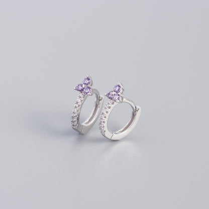 S925 Silver Flower Earrings