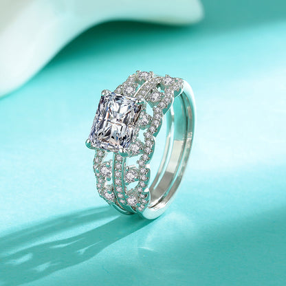 S925 Moissanite Ring
