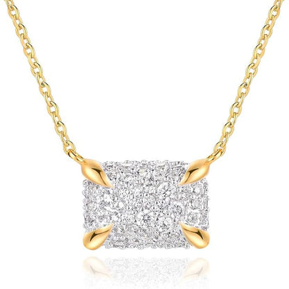 Shape Zirconia Necklace