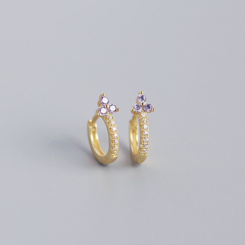 S925 Silver Flower Earrings