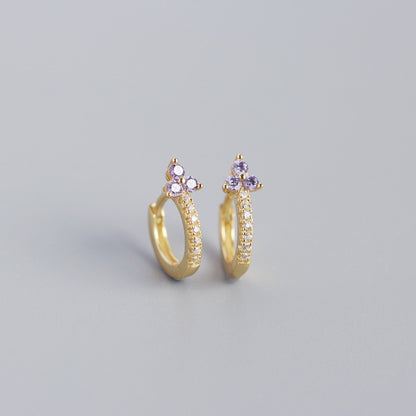 S925 Silver Flower Earrings