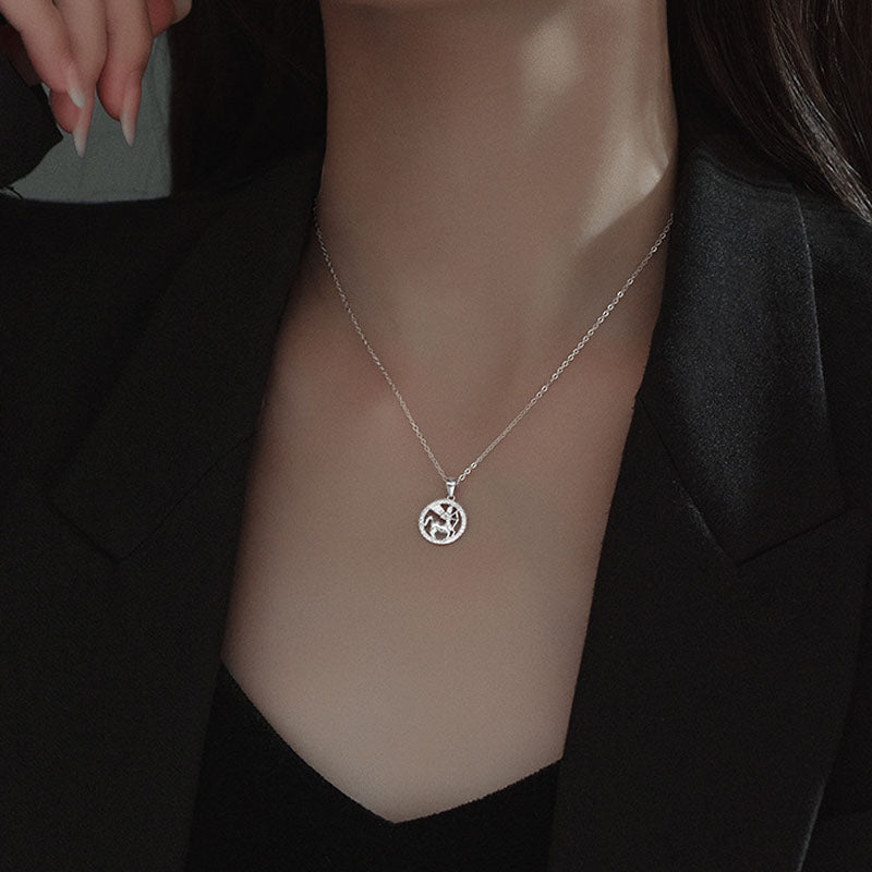 S925 Silver Zodiac Necklace