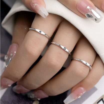 S925 Silver Zodiac Rings