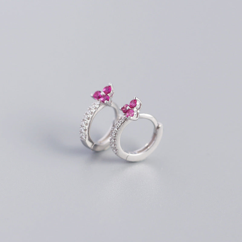 S925 Silver Flower Earrings