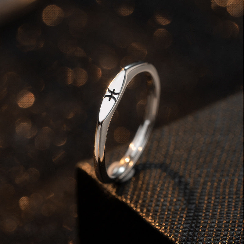 S925 Silver Zodiac Rings