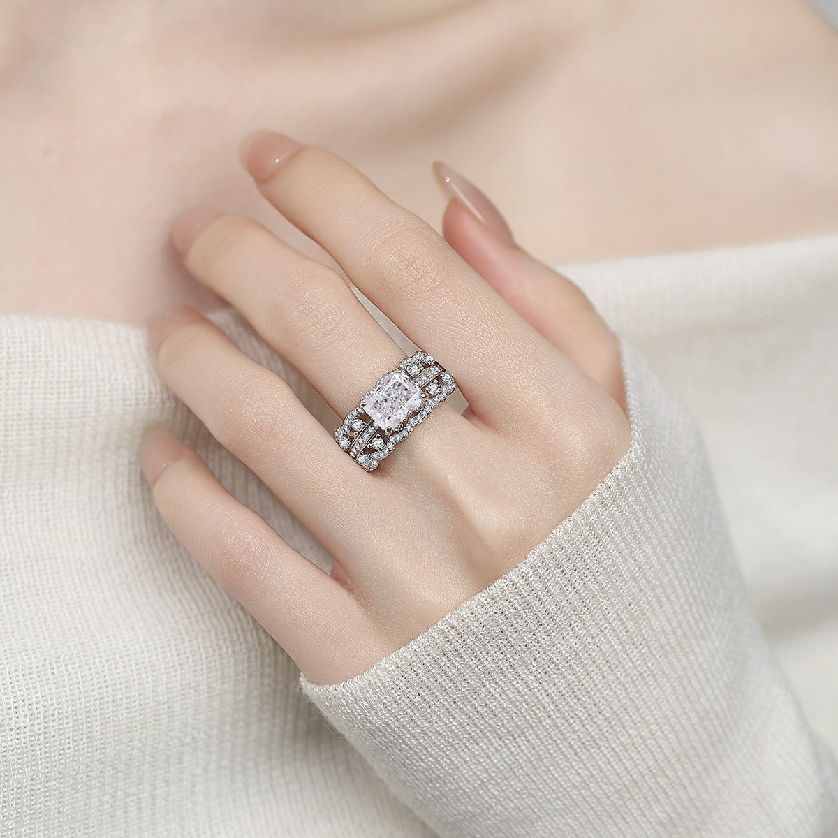 S925 Moissanite Ring