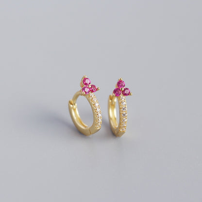 S925 Silver Flower Earrings