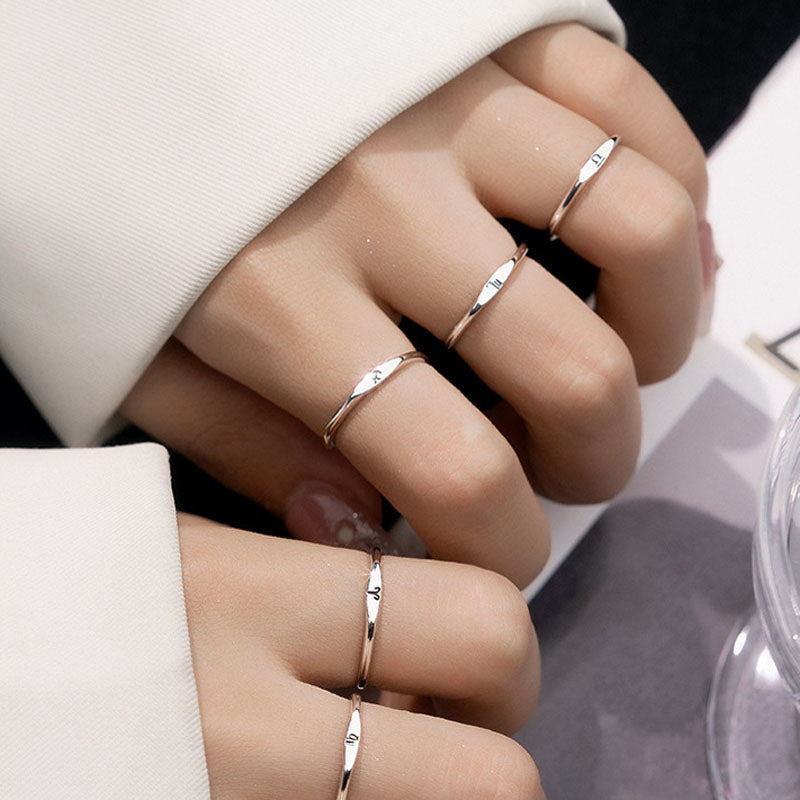 S925 Silver Zodiac Rings