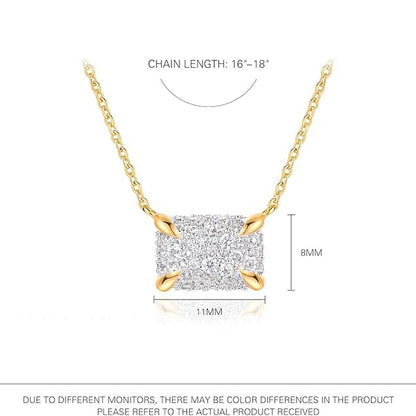 Shape Zirconia Necklace