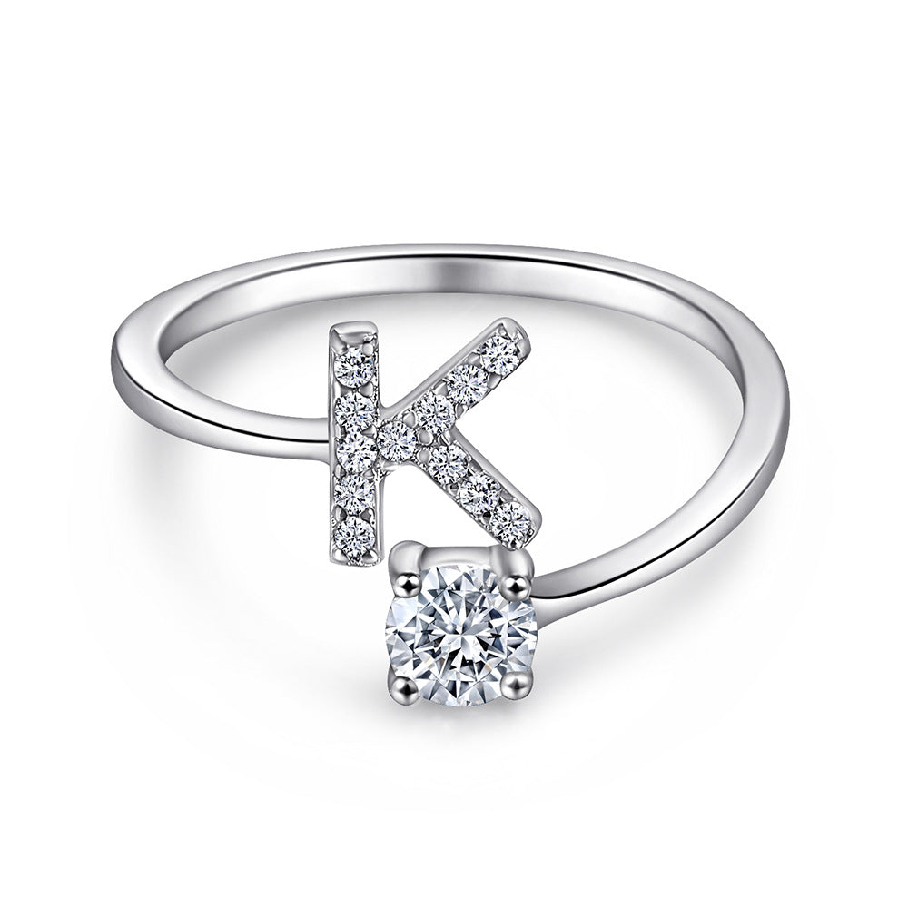S925 Silver Moissanite/Zirconia Ring