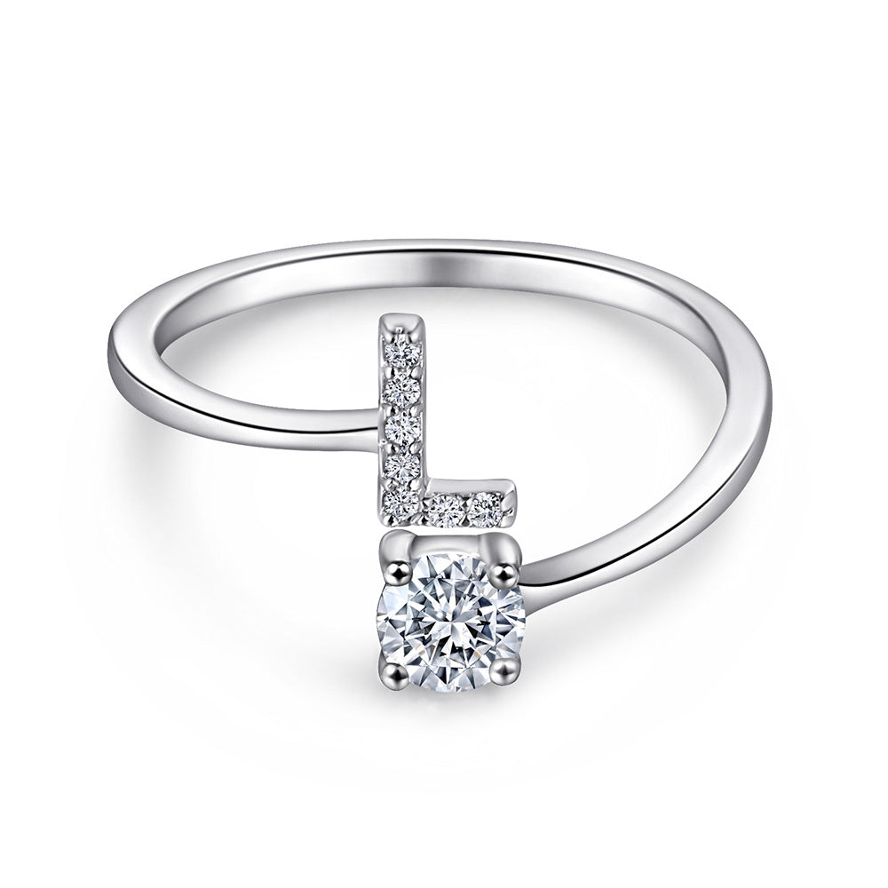 S925 Silver Moissanite/Zirconia Ring