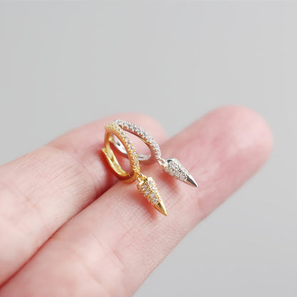 S925 Silver Conical Earrings