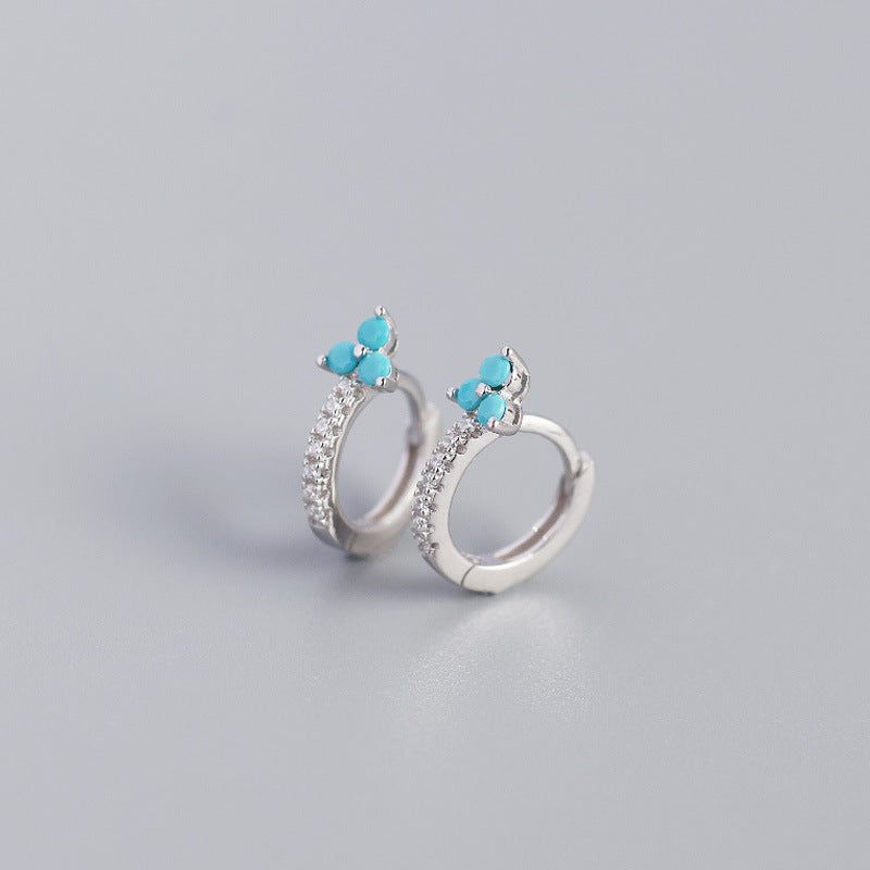 S925 Silver Flower Earrings