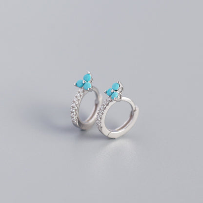 S925 Silver Flower Earrings