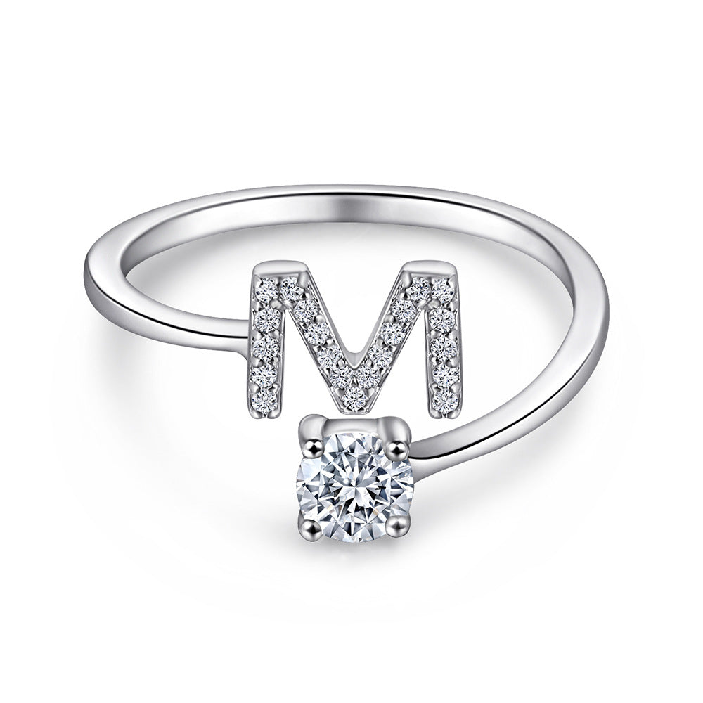 S925 Silver Moissanite/Zirconia Ring