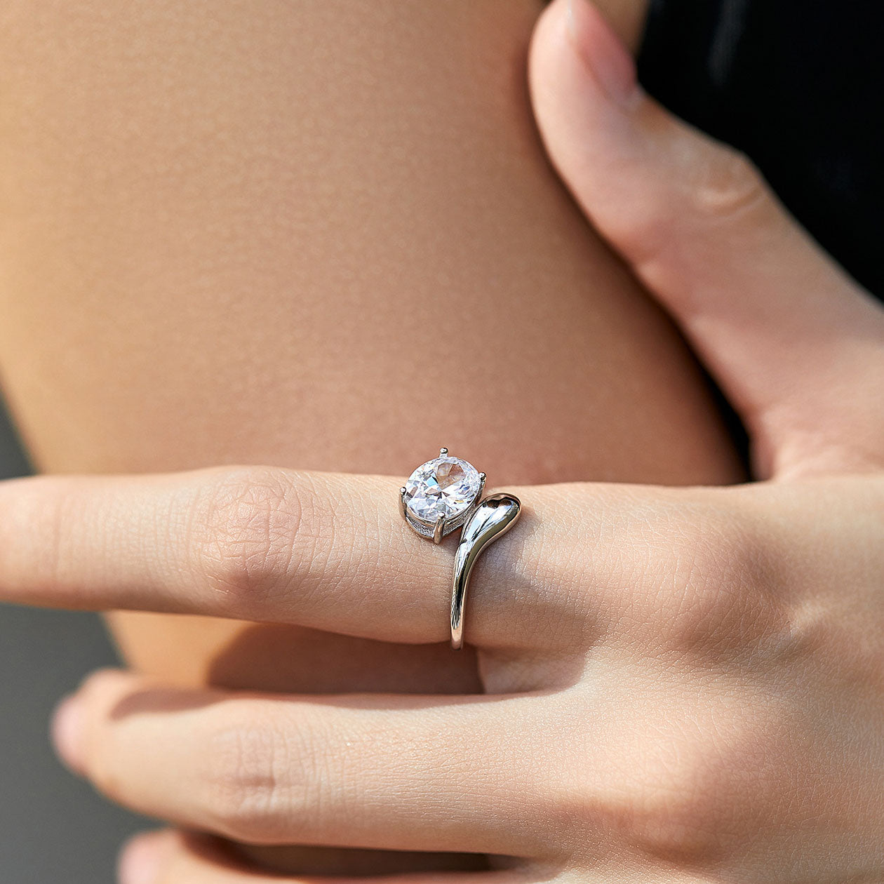 S925 Silver Unique Ring