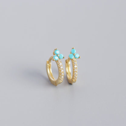 S925 Silver Flower Earrings