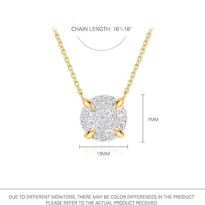 Shape Zirconia Necklace