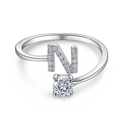 S925 Silver Moissanite/Zirconia Ring