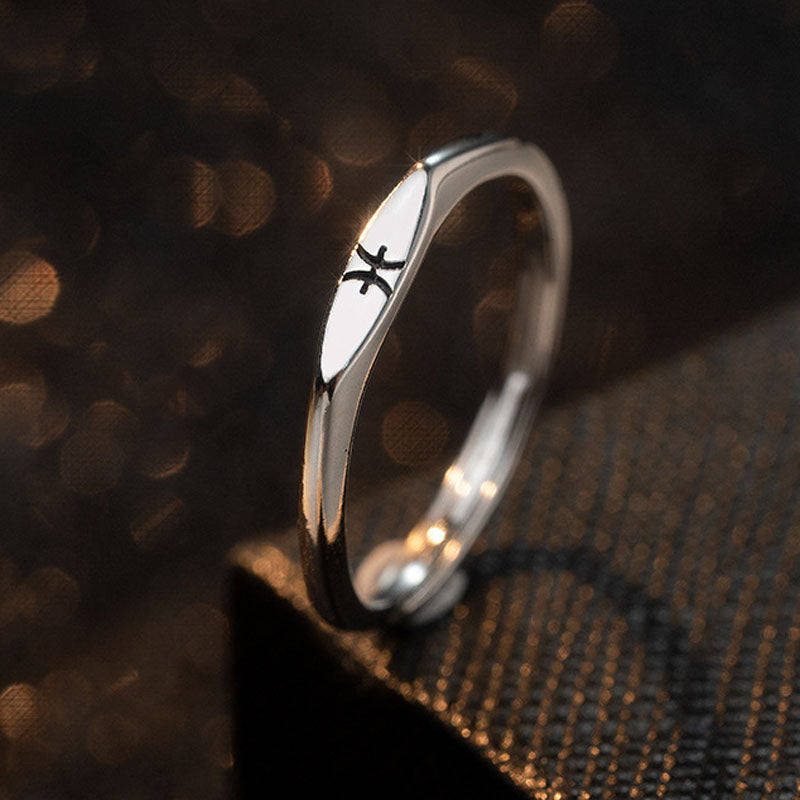 S925 Silver Zodiac Rings