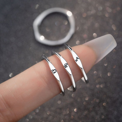 S925 Silver Zodiac Rings