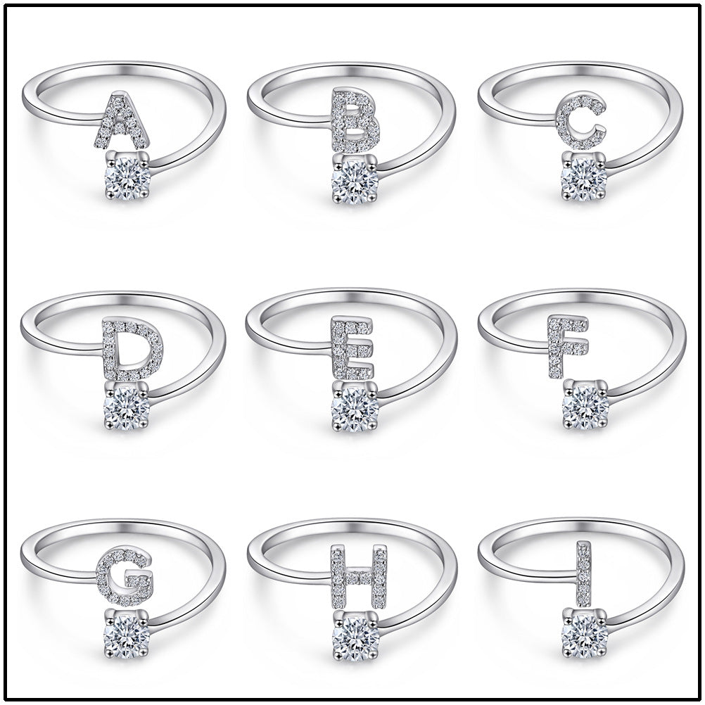 S925 Silver Moissanite/Zirconia Ring