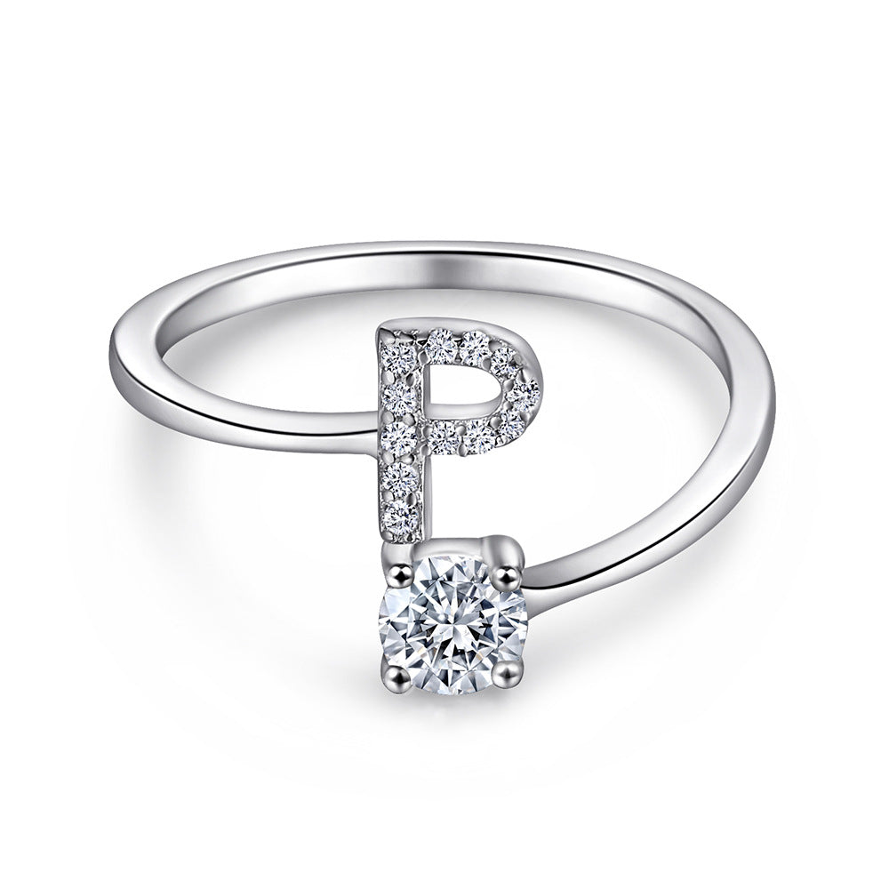 S925 Silver Moissanite/Zirconia Ring