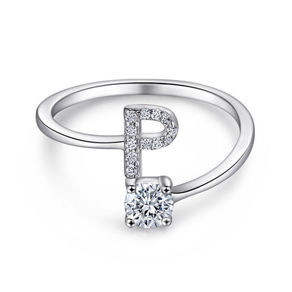 S925 Silver Moissanite/Zirconia Ring