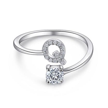 S925 Silver Moissanite/Zirconia Ring