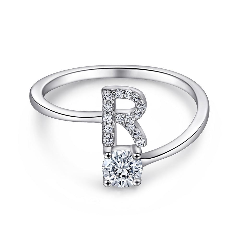 S925 Silver Moissanite/Zirconia Ring