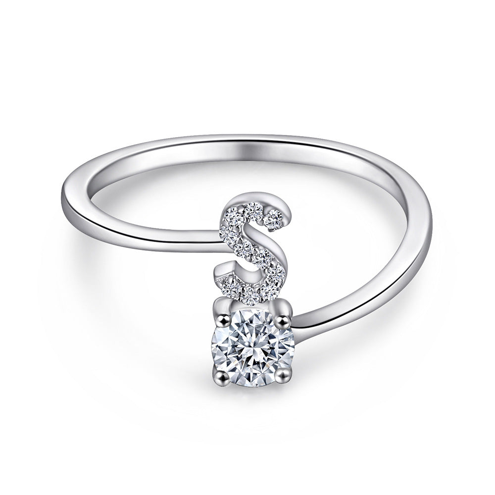 S925 Silver Moissanite/Zirconia Ring