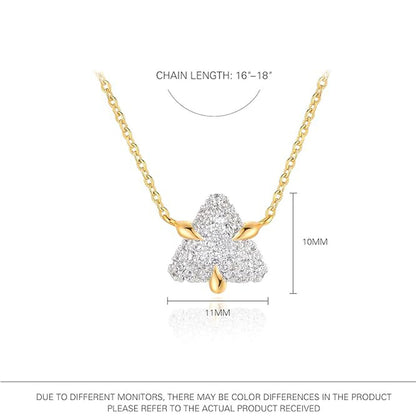Shape Zirconia Necklace
